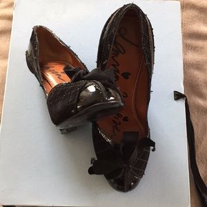 Super cute Barley worn Lanvin wedge